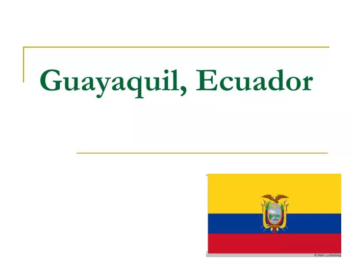 guayaquil ecuador