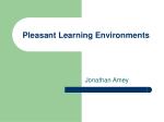 Pleasant Learning Environments - slide 1