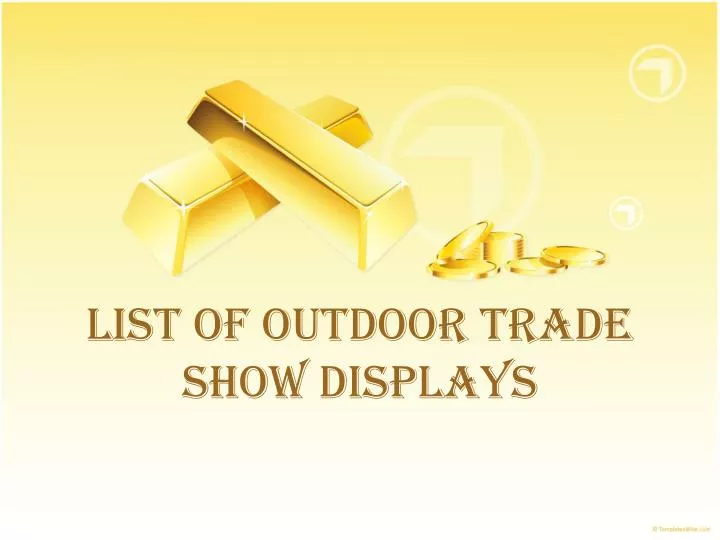 list of outdoor trade show displays