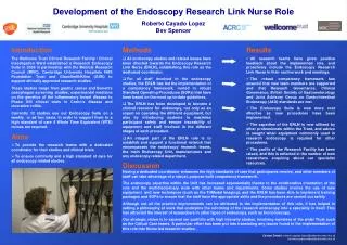 Development of the Endoscopy Research Link Nurse Role