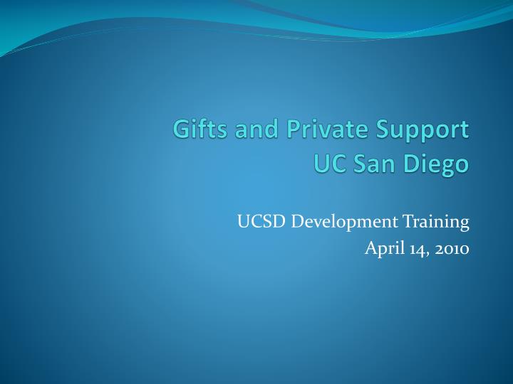 gifts and private support uc san diego