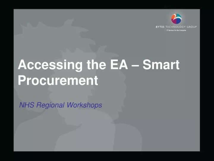 accessing the ea smart procurement