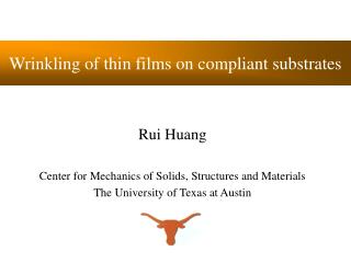 Wrinkling of thin films on compliant substrates