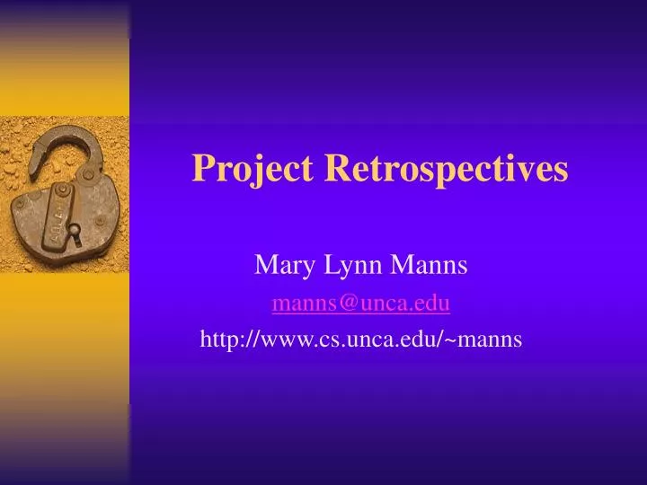 project retrospectives