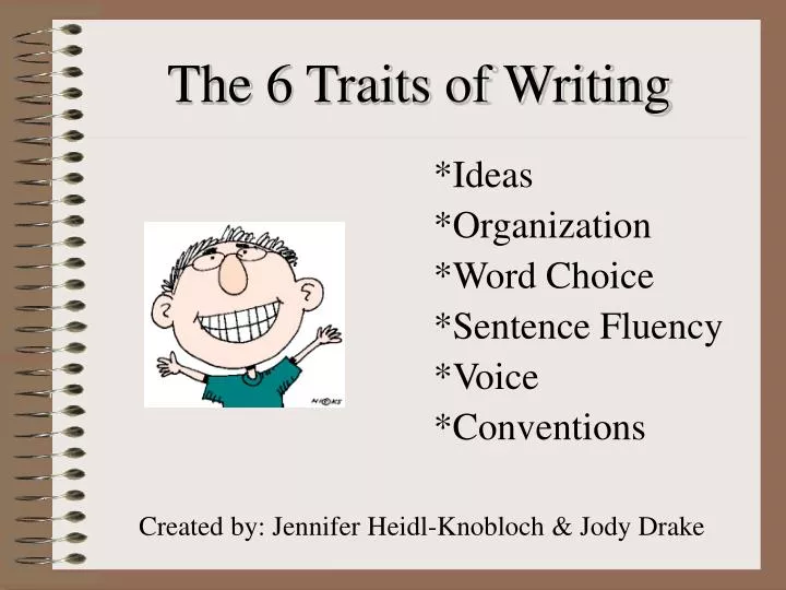 the 6 traits of writing