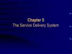Chapter 5 The Service Delivery System - slide 1