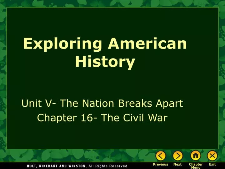 exploring american history