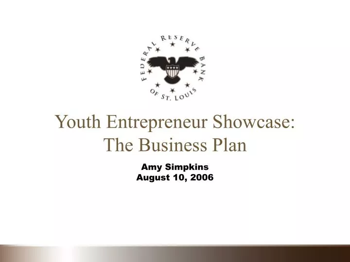 youth entrepreneur showcase the business plan