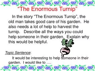 the enormous turnip