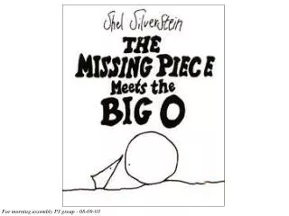 ?????? TOP100 ?? Author ? Shel Silverstein ?? . ????? Name of the Book ? The Missing Piece ?????