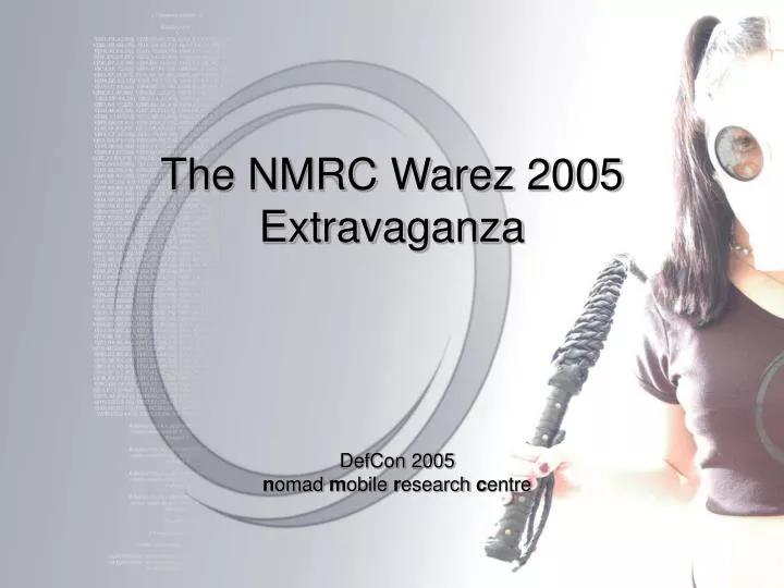 the nmrc warez 2005 extravaganza