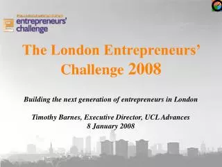 What is the Entrepreneurs’ Challenge?