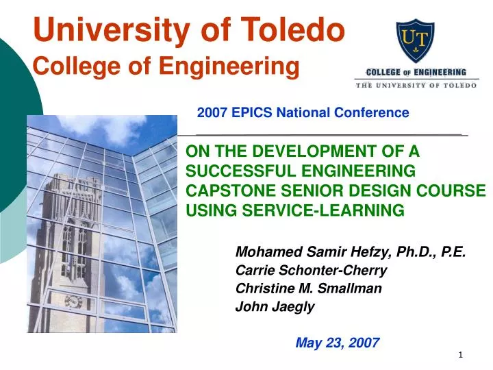 university of toledo college of engineering