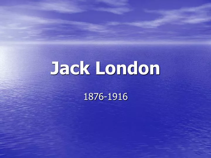 jack london