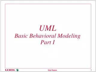 UML Basic Behavioral Modeling Part I