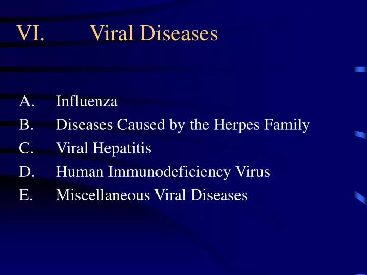 vi viral diseases