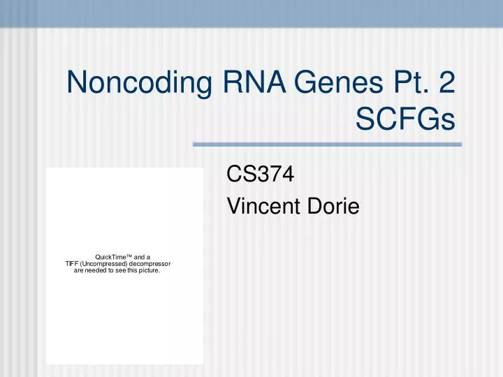 noncoding rna genes pt 2 scfgs