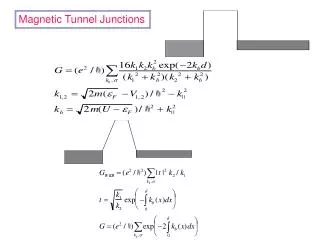 Magnetic Tunnel Junctions