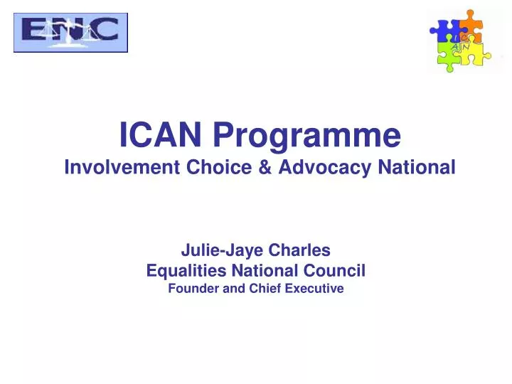ican programme involvement choice advocacy national