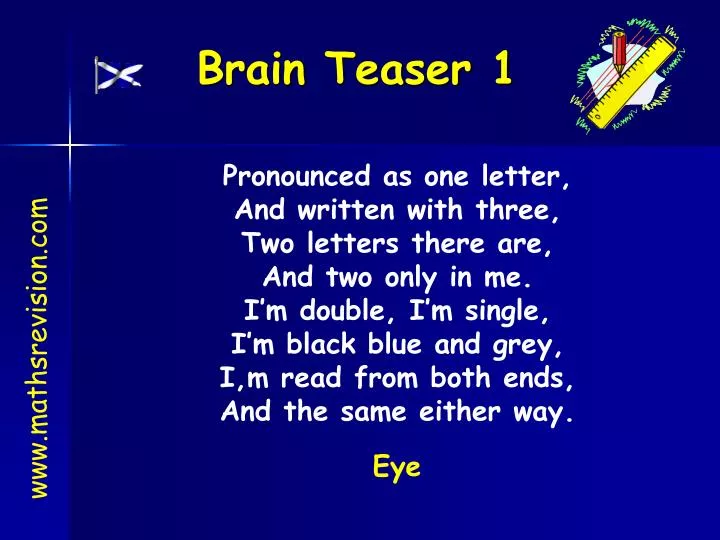 brain teaser 1