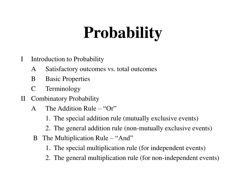 PPT - Probability PowerPoint Presentation, free download - ID:307244