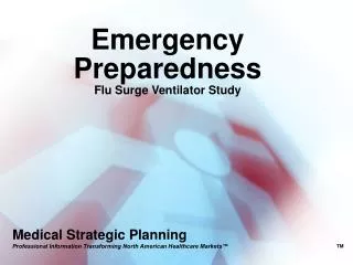 Emergency Preparedness Flu Surge Ventilator Study