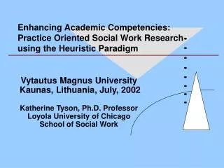Enhancing Academic Competencies: Practice Oriented Social Work Research using the Heuristic Paradigm