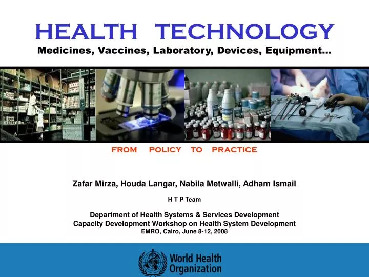 health technology medicines vaccines laboratory devices equipment
