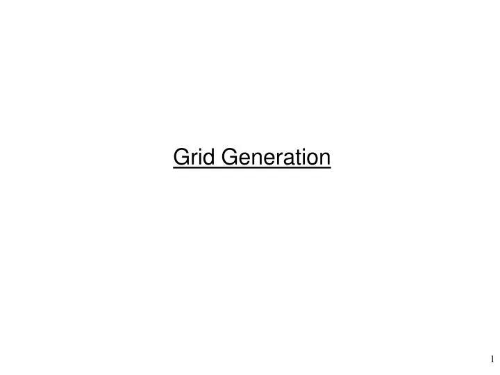 grid generation