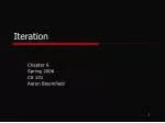 Iteration - slide 1