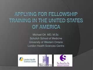 Applying for fellowship training in the United states of America