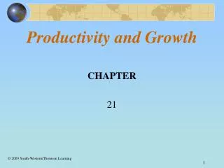 Productivity and Growth