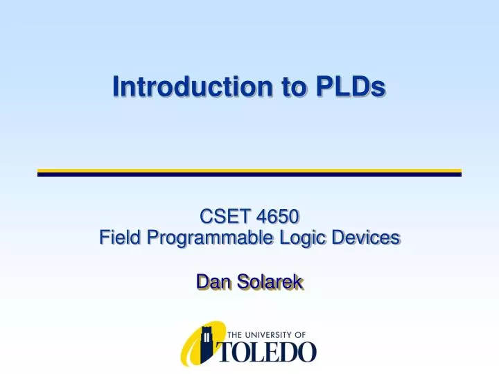 cset 4650 field programmable logic devices
