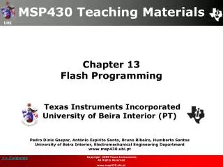 Chapter 13 Flash Programming