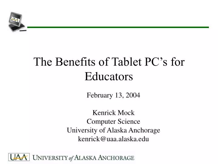 the benefits of tablet pc s for educators