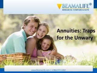 Annuities Traps for the Unwary