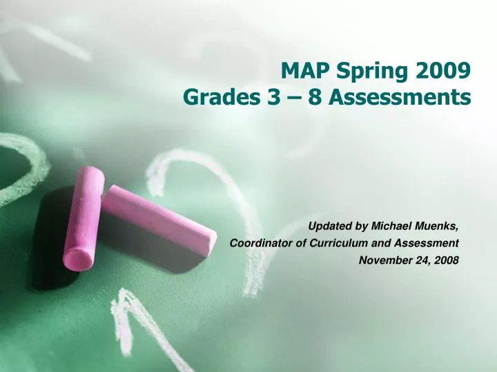 map spring 2009 grades 3 8 assessments