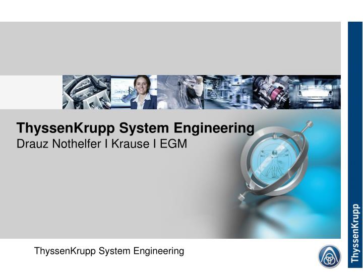 thyssenkrupp system engineering