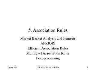 5. Association Rules