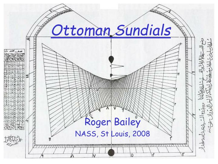 ottoman sundials