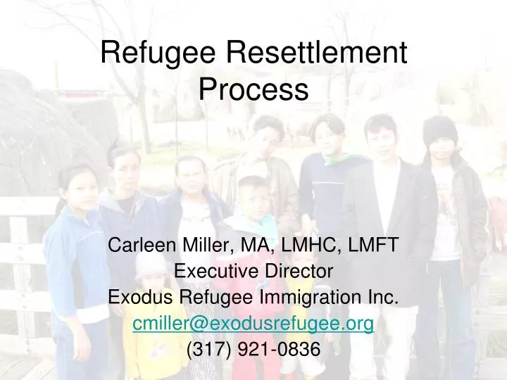 refugee resettlement process