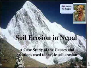 Soil Erosion in Nepal