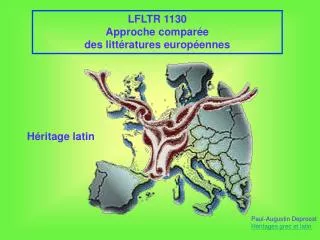 LFLTR 1130 Approche comparée des littératures européennes