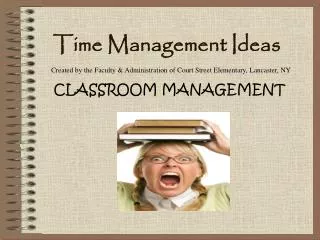 Time Management Ideas