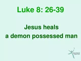 Luke 8: 26-39