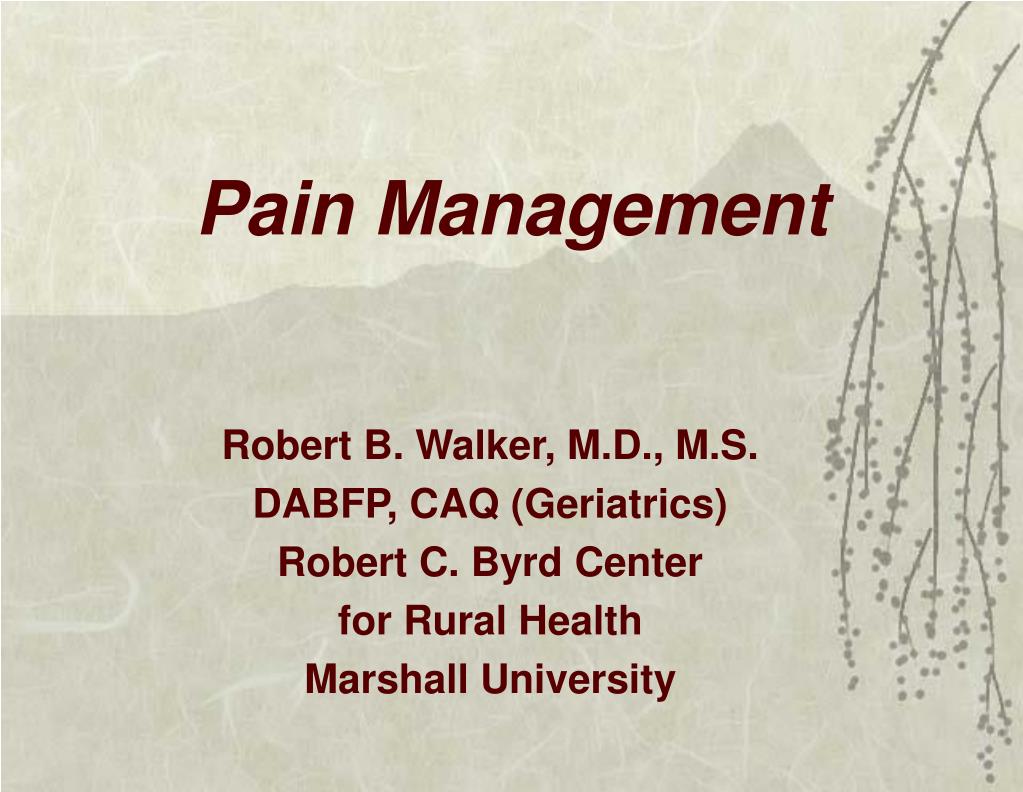 PPT - Pain Management PowerPoint Presentation, free download - ID:308322