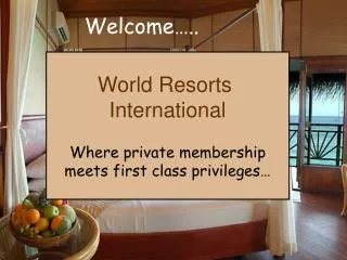 World Resorts International