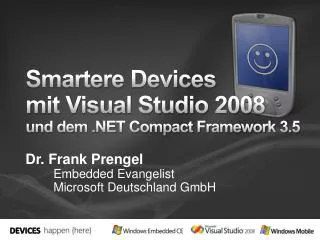 Smartere Devices mit Visual Studio 2008 und dem .NET Compact Framework 3.5