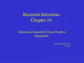 Bacterial Infections Chapter 14