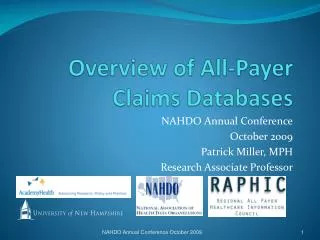 Overview of All-Payer Claims Databases
